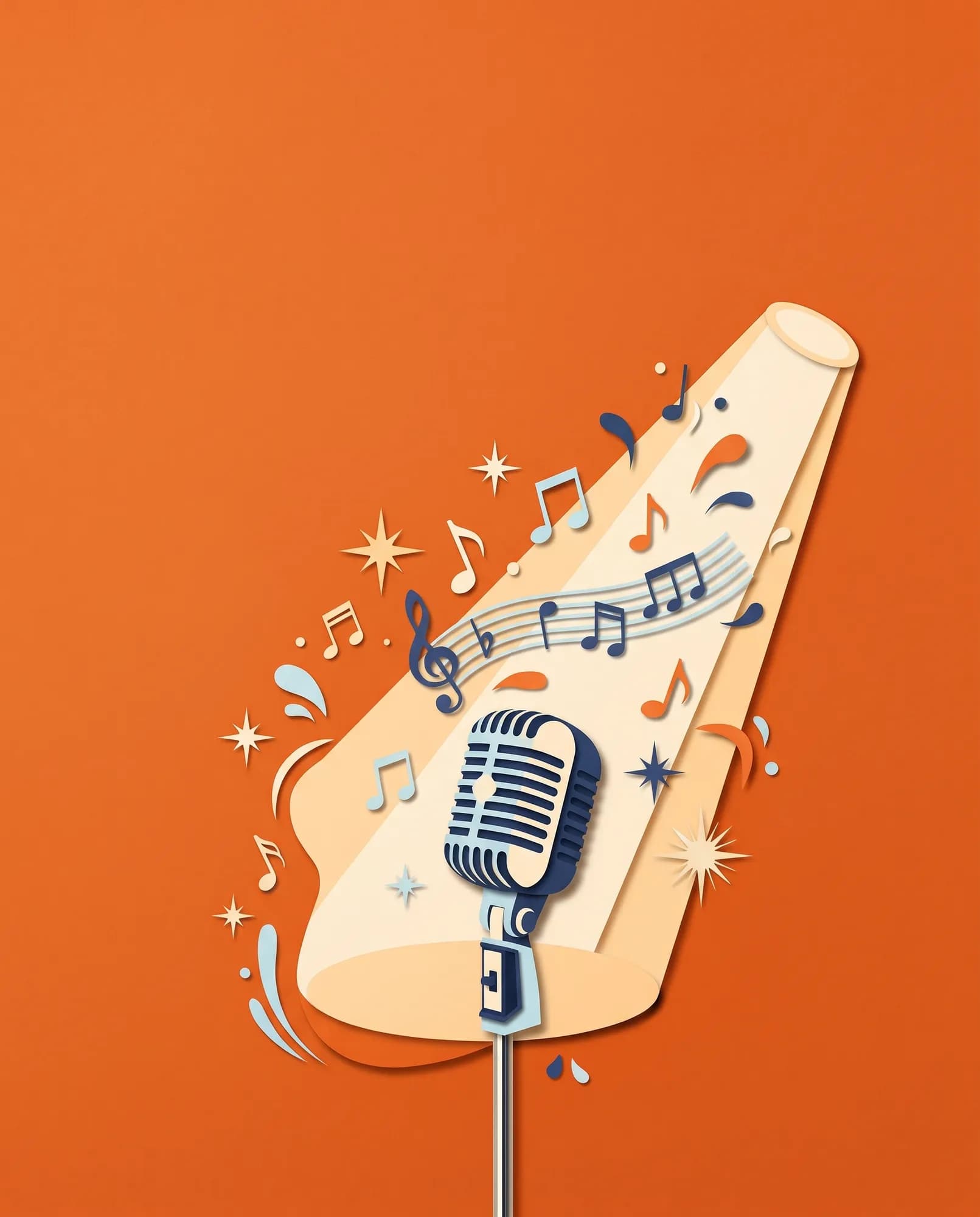 Papírová koláž – Open-Mic