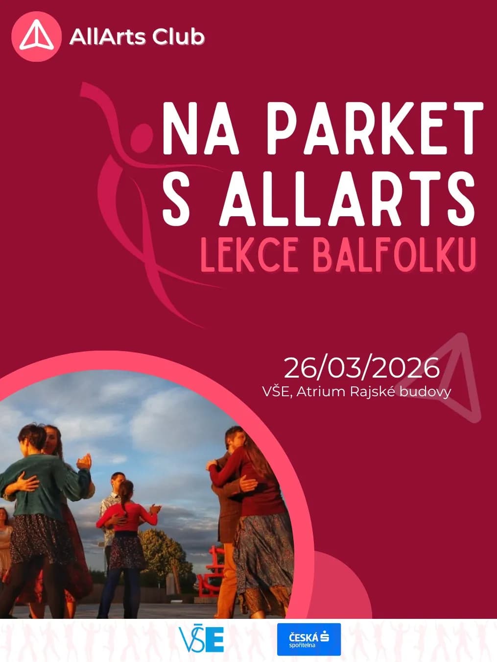 Plakát: Na parket s AllArts: lekce balfolku